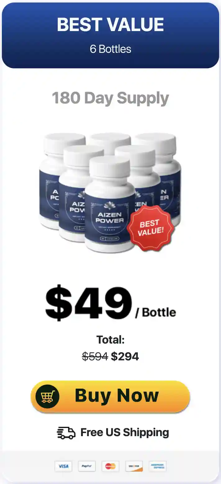 Aizenpower 6 bottles